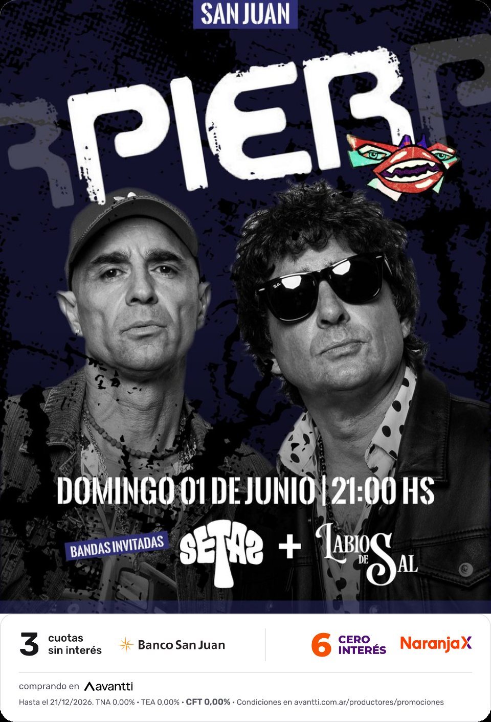Flyer y placa del feed